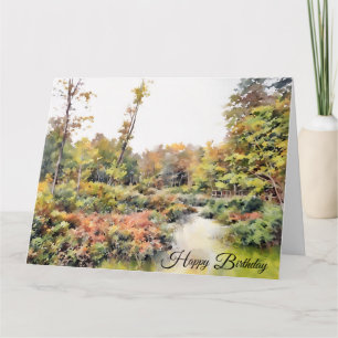 The Beauty of Nature - Birthday Card