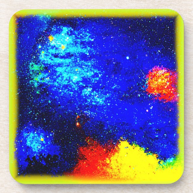 The Beauty of Nebulas and Galaxies. Buy Now Beverage Coaster (Front)