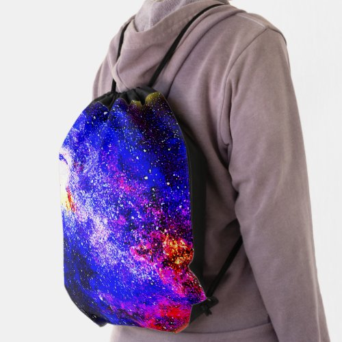 The Beauty of Nebulas and Galaxies Buy Now Drawstring Bag