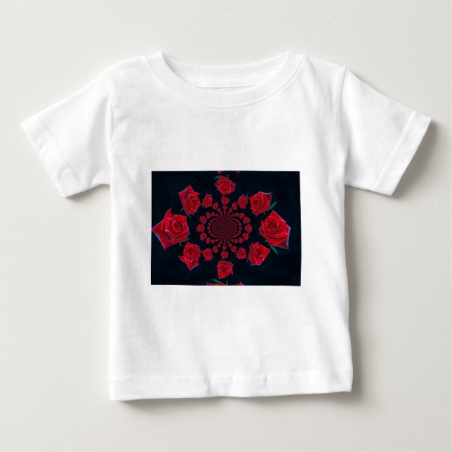 The Beauty of Roses: Floral Fantasy  Baby T-Shirt (Front)