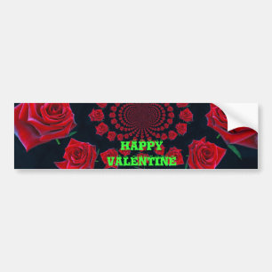 The Beauty of Roses: Floral Fantasy Bumper Sticker
