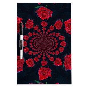 The Beauty of Roses: Floral Fantasy Dry-Erase Board