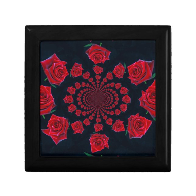 The Beauty of Roses: Floral Fantasy  Keepsake Box (Front)