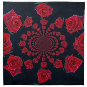 The Beauty of Roses: Floral Fantasy Napkin