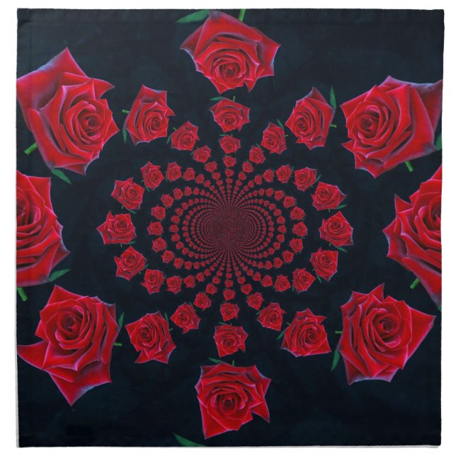 The Beauty of Roses: Floral Fantasy  Napkin (Front)