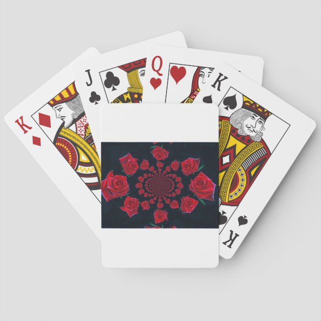 The Beauty of Roses: Floral Fantasy  Poker Cards (Back)