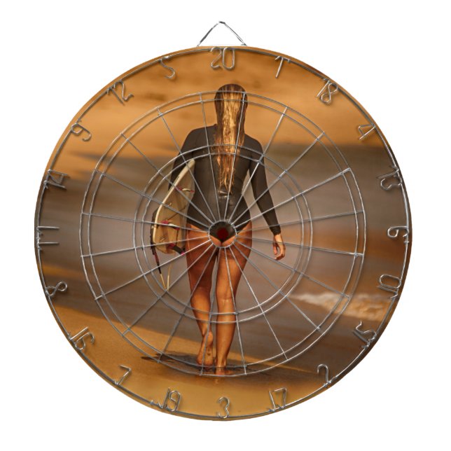 The Beauty Of Surfing - Dart Board (Front)