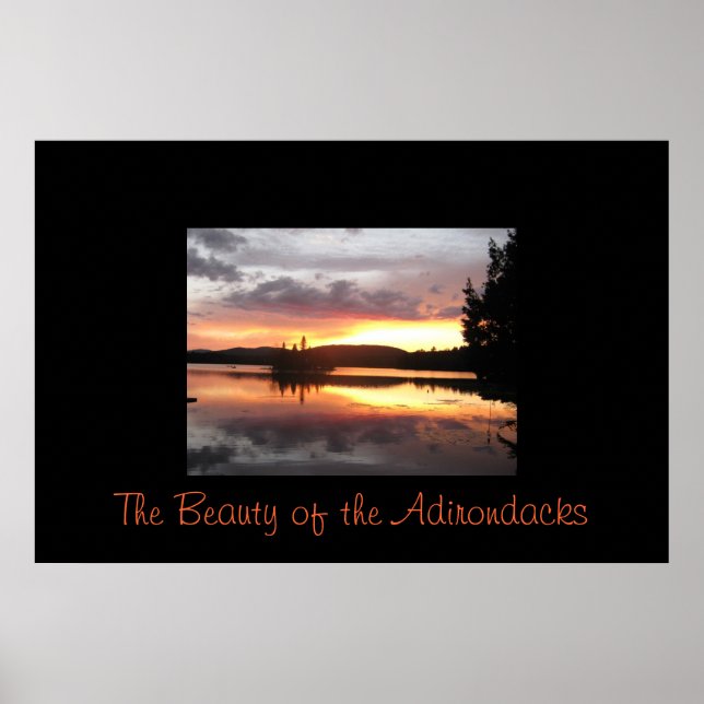 The Beauty of the Adirondacks Poster (Front)