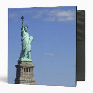 The beauty of the famous Statue of Liberty on 3 Ring Binder