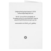 The Beauty of Winter Art Card (Back)