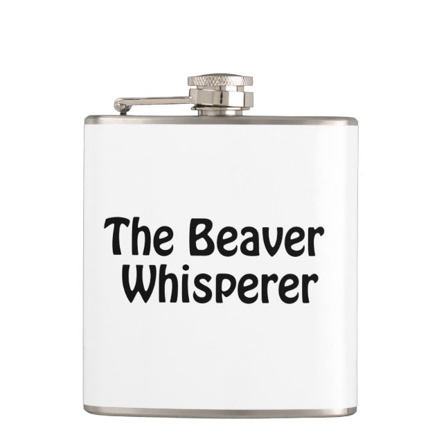 the beaver whisperer flask (Front)
