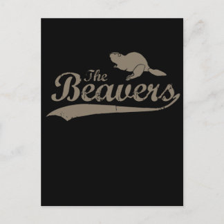 THE BEAVERS POSTCARD