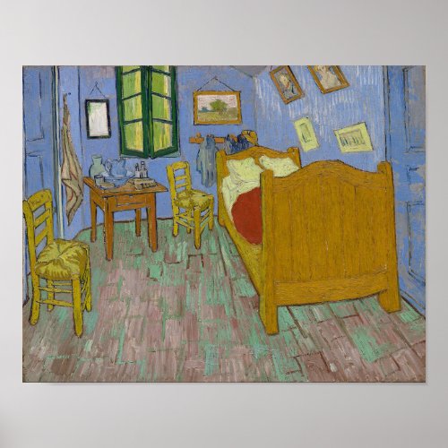 The Bedroom _1889 _ Vincent van Gogh Poster