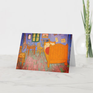 The Bedroom by van Gogh: Blank Card