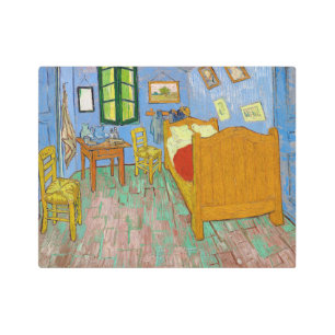 The Bedroom by Van Gogh Metal Print