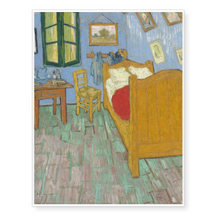 The Bedroom by Van Gogh Temporary Tattoos
