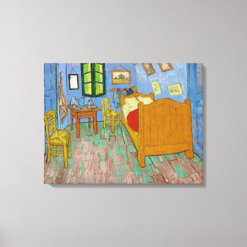 The Bedroom  by Vincent Van Gogh Canvas Print