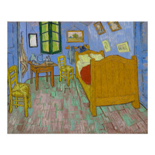 The Bedroom by Vincent Van Gogh Poster