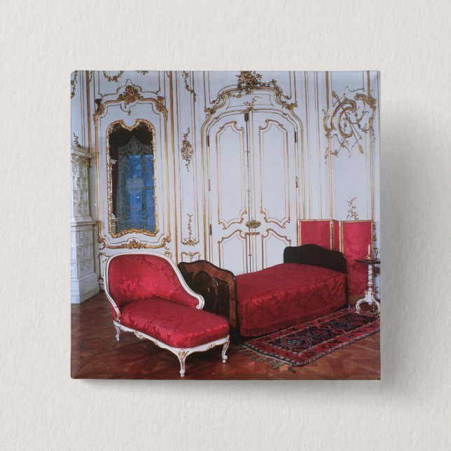 The Bedroom of Elizabeth of Bavaria Button (Front)