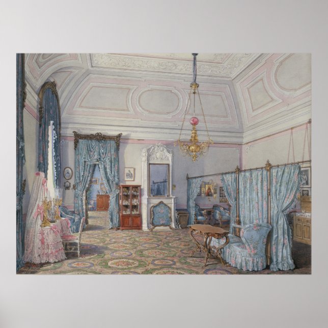 The Bedroom of Grand Princess Maria Alexandrovna Poster (Front)