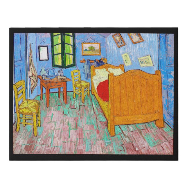 The Bedroom, Van Gogh Faux Canvas Print (Front)