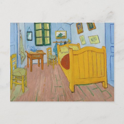 The Bedroom Vincent van Gogh post_impressionist P Postcard