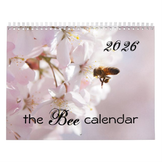 The Bee Calendar 2025 Honey and Bumble Bees (Cover)