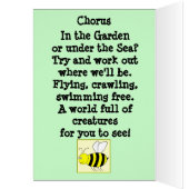 The Bee Cards (Inside (Left))