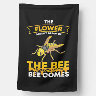 The Bee Comes House Flag