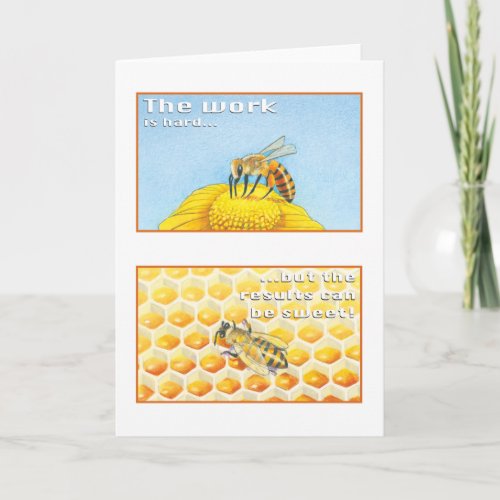 The Bee Greeting Card Psalm 2911
