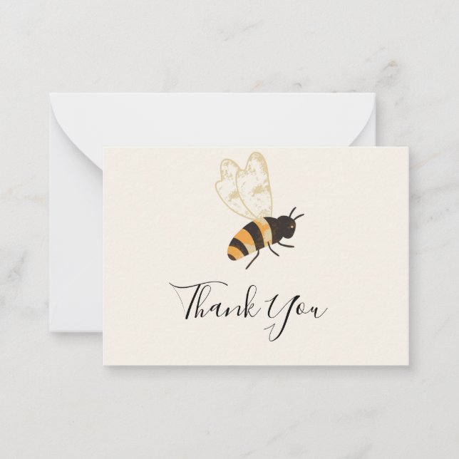 The Bee Thank You Card (Front)