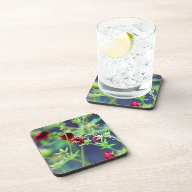 The Bee With the Red Flower Coaster (Right Side)