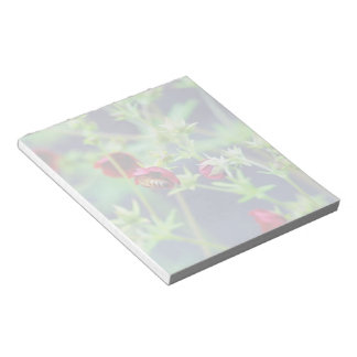 The Bee With the Red Flower Notepad