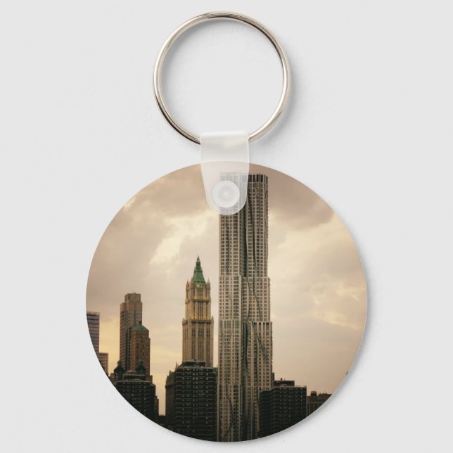 The Beekman Tower and Woolworth Building Keychain (Front)