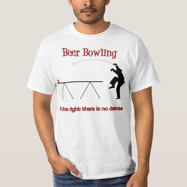 The Beer Bowling Crane Shirt Alternate (Front)