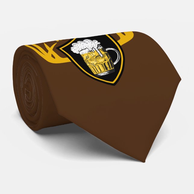 THE BEER HUNTER funny beer lover quote gift        Neck Tie (Rolled)