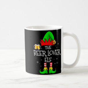 The Beer Lover Elf Matching Family Christmas Drink Coffee Mug