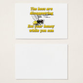 The Bees Are Disappearing (Front & Back)