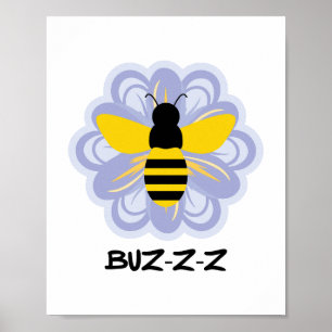 The Bees Insects Honey Bee Lover Beekeeper   Poster
