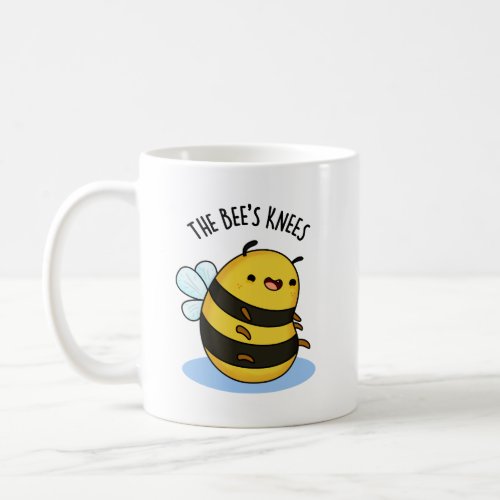 The Bees Knees Funny Bumble Bee Pun Coffee Mug