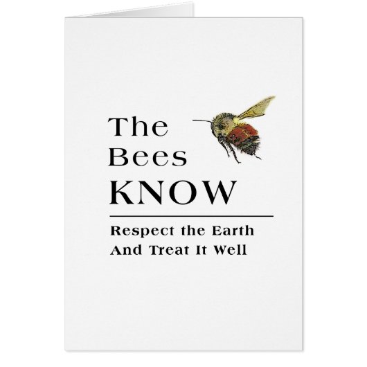 The Bees Know Cards (Front)