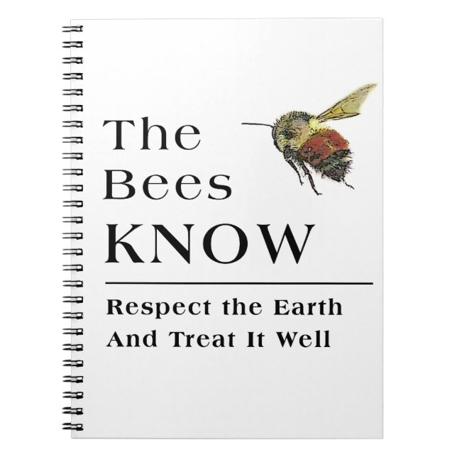 The Bees Know Notebook (Front)