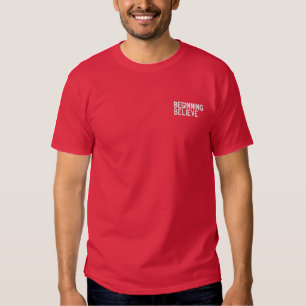 The Beginning of a New Journey Embroidered T-Shirt