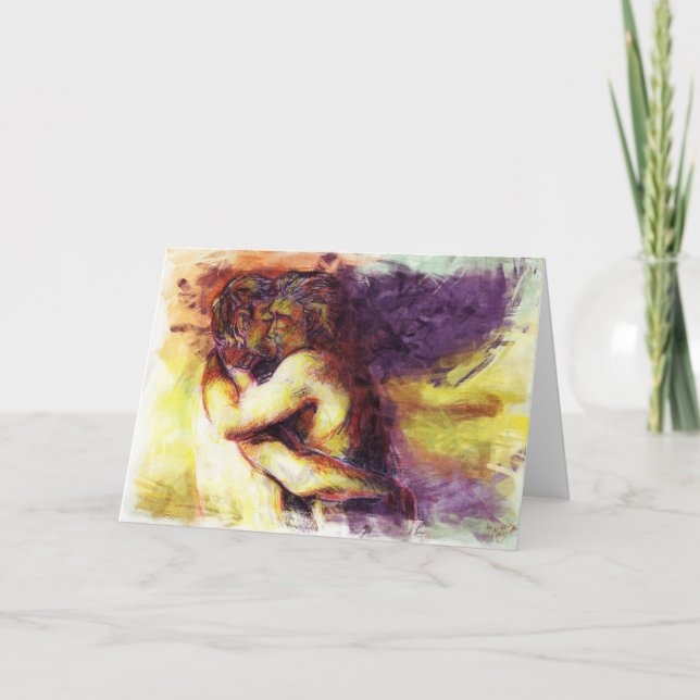 The Beginning Of Love Holiday Card (Front)