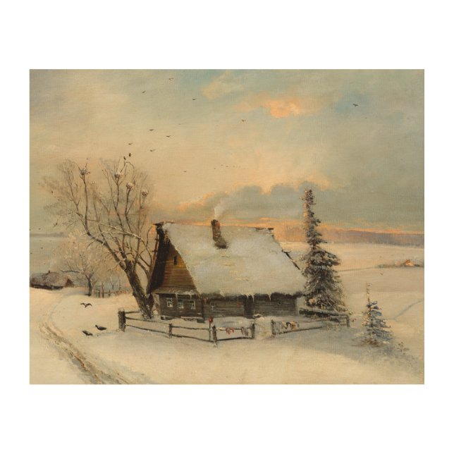 The Beginning of Spring | Alexei Savrasov  Wood Wall Art (Front)
