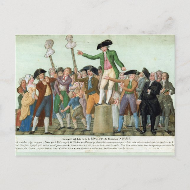 The Beginning of the French Revolution Postcard (Front)