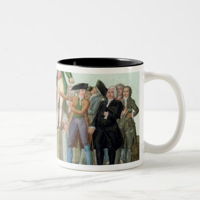 The Beginning of the French Revolution Two-Tone Coffee Mug (Right)