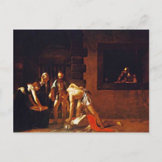 The Beheading Of John The Baptist For The Oratory Postcard (Front)