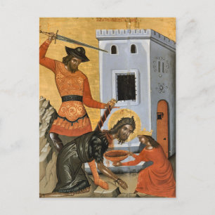 The Beheading of John the Baptist Orthodox Icon    Postcard
