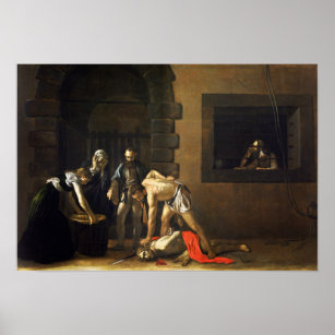 The Beheading of Saint John by Caravaggio - Poster